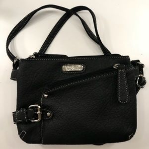 Black leather Rosetti purse
